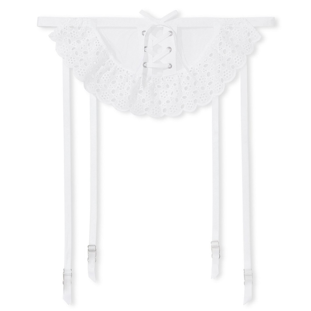 Victoria’s Secret Eyelet Lace Garter Belt Skirt